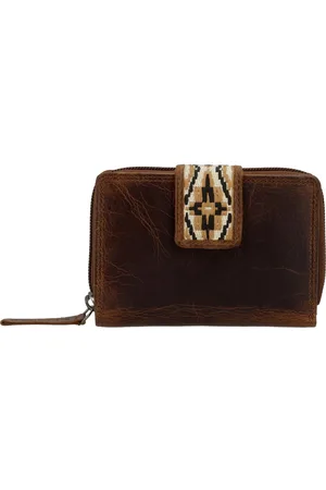 Hide & Stitches Next Navajo Portemonnee - - 100% Leer