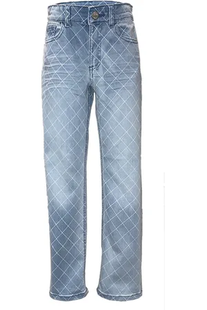 Dutch Dream Denim Meisjes Broek- Matope jeans met print