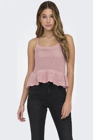 ONLY ONLMARY LIFE SL PEPLUM TOP KNT - Dames - Tank tops
