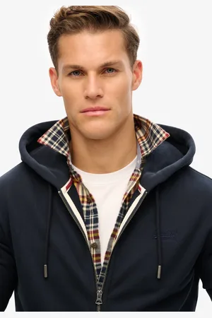 Superdry Essential Logo hoodie met rits - Heren - Hoodies