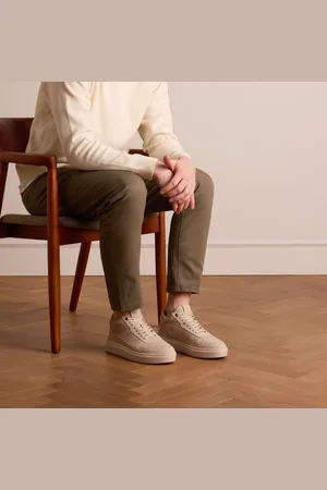 Manfield Heren - nubuck sneakers