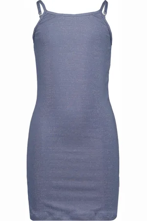 Vingino Meisjes Jurk Zafora Babyblauw