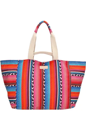 Zebra Trends Richelle Strandtas XL - Ritssluiting - Schoudertas - Ritsvak - Shopper - Zomertas