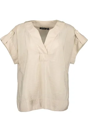 Blue Seven Dames - Blouse 180269 v-hals KM - maat 40