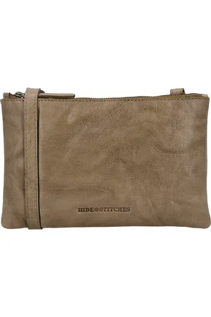 Hide & Stitches Westland Crossbody Schoudertas - - 100% Leer