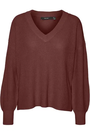 VERO MODA VMZIA LS V-NECK PULLOVER BOO - Dames - Gebreide truien