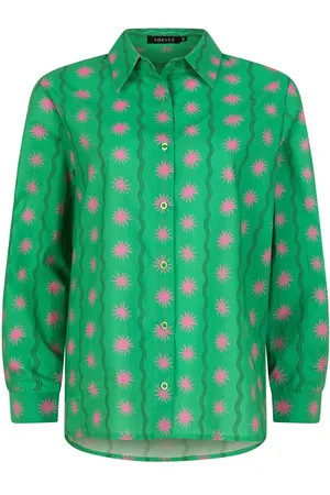 Ydence Blouse Blouse Celia Ss2542 1106 Green Print Dames