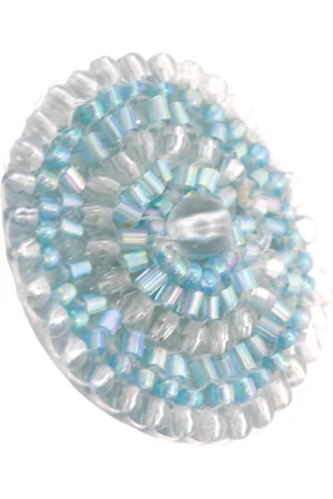 Behave Ring - Handgemaakte Verstelbare handgemaakte ring met blauwe kralen - Boho-chic