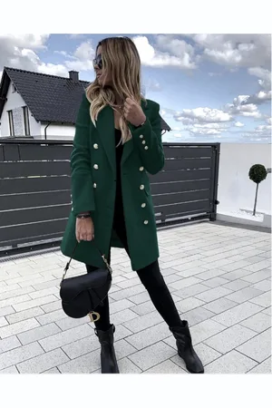 Merkloos Stijlvol de seizoensovergang in – Mid-Length Trenchcoat