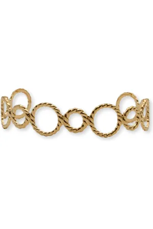 Marama Armband - damesarmband - stainless steel met gouden plating - bangle - cadeau dames - licht buigbaar - geschenkzakje