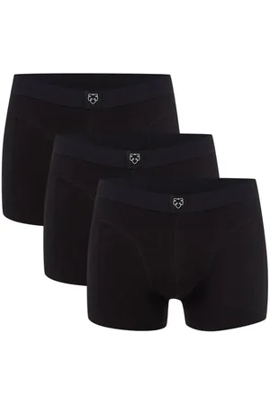 A-dam Jelle Solid - Boxershort - Biologisch Katoen - Onderbroek - Ondergoed - Heren - Volwassenen - Zwart - L