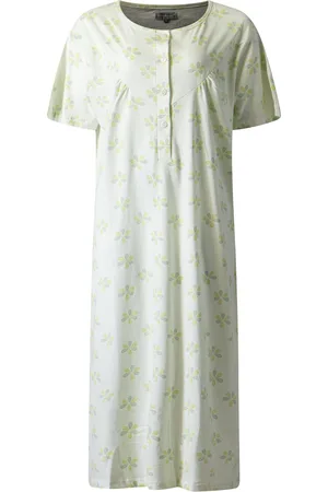 Cocodream Cocodream - dames nachthemd 614806 met korte mouw - 100% katoen - - maat XXL