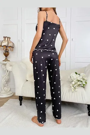 Merkloos Pyama Dames Volwassenen - Dames Pyjama Set - Nachtkleding Dames -