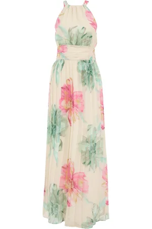 WE Fashion Dames Maxi jurk met dessin