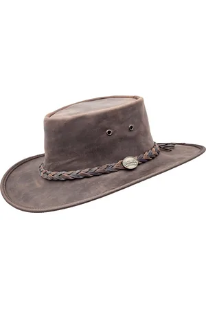 Barmah Leren hoed SQUASHY Two tone opvouwbaar XL