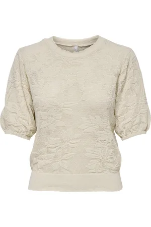 ONLY ONLELLA SS FLOWER PULLOVER KNT - Meisjes - Gebreide truien