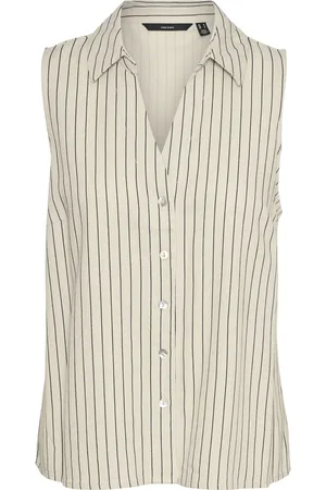 VERO MODA VMMYMILO SL V-NECK SHIRT WVN GA - Dames - Blouses