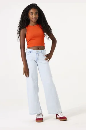 Garcia C52730 Meisjes Wide Fit Jeans Blauw