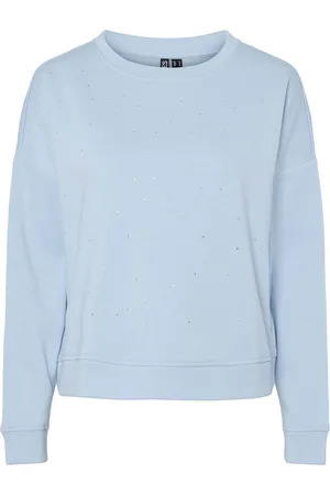 Pieces® PCTHILLI LS RHINESTONE SWEAT BC - Meisjes - Sweaters
