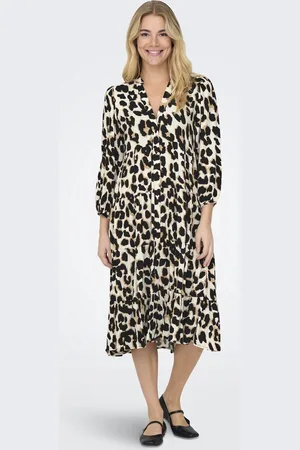 ONLY ONLMILANA 7/8 DRESS WVN NOOS - Dames - Mini jurken