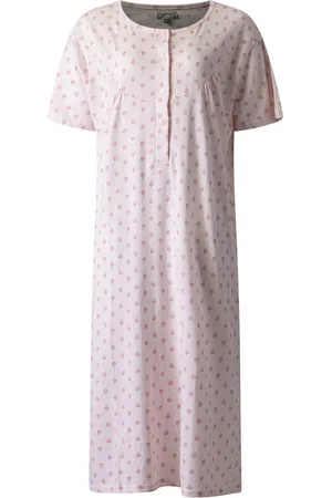Cocodream Cocodream - dames nachthemd 614805 met korte mouw - 100% katoen - - maat M