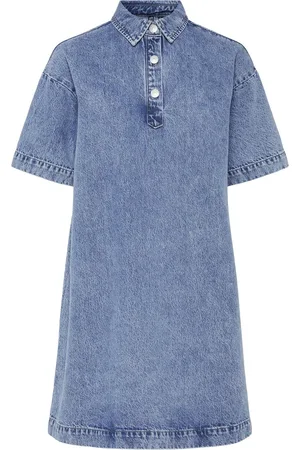 Pieces® PCKENYA SS A-SHAPE DENIM DRESS NOOS BC - Dames - Mini jurken