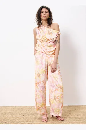FRNCH PARIS FRNCH Philo pantalon bloemenprint satijn