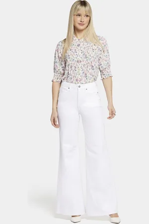 NYDJ Mia Palazzo Jeans Met Hoge Taille In Petite