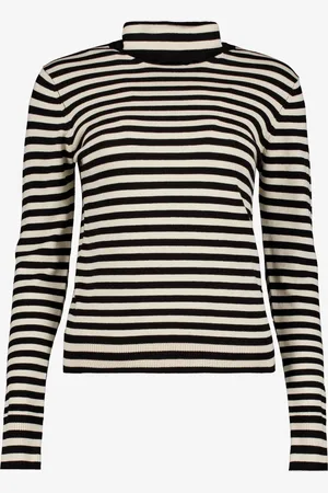 TwoDay Dames coltrui met strepen beige