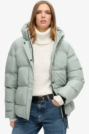 Superdry HOODED 5 BAFFLE SPORTS PUFFER Dames Jas