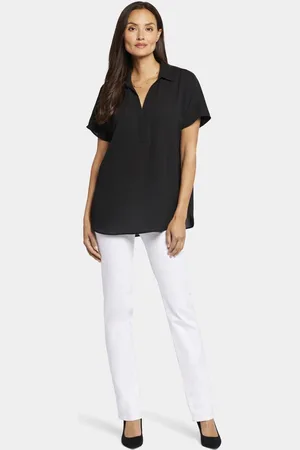 NYDJ Becky Blouse met Korte Mouwen