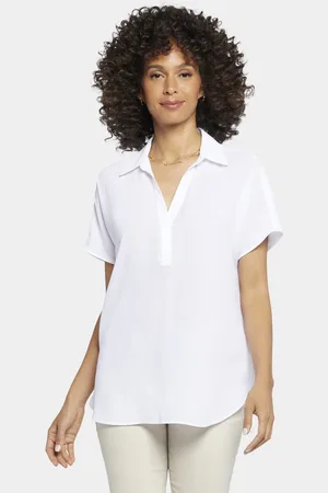 NYDJ Becky Korte Mouwen Blouse