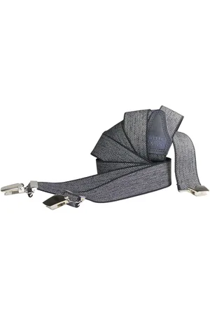 Pierre Mouton Bretel - Volwassenen - Heren - Sergé - Donkerblauw - 140cm - 3 sterke clips - 35mm - XL - XXL