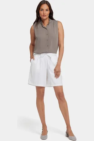 NYDJ Luchtige Bermuda Shorts In Stretch Linnen