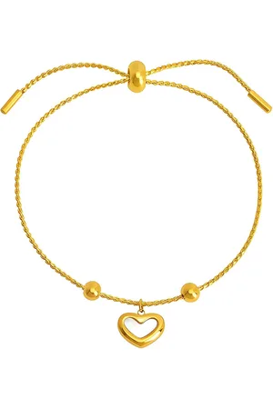 JYC Joy Ibiza - hartje armband - paarlemoer hart - waterproof - verstelbaar - boho bohemian style - stainless steel - ip/pvd goldplated - hypoallergeen - geen verkleuring incl garantie - t22