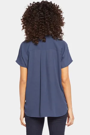 NYDJ Becky Korte Mouwen Blouse