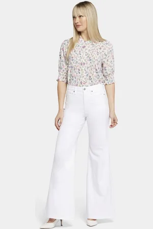 NYDJ Mia Palazzo Jeans met hoge taille