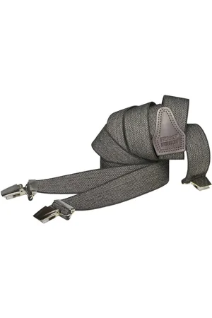 Pierre Mouton Bretel - Volwassenen - Heren - Sergé - - 140cm - 3 sterke clips - 35mm - XL - XXL