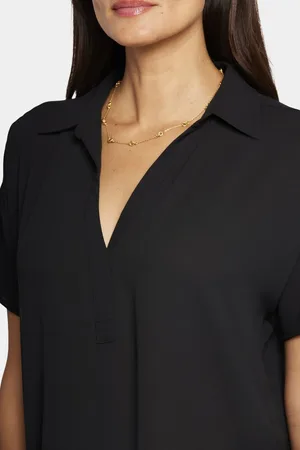 NYDJ Becky Blouse met Korte Mouwen