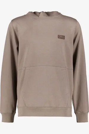 UNSIGNED Jongens hoodie taupe -