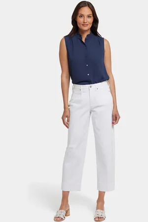 NYDJ Ballon Enkel Jeans met Hoge Taille