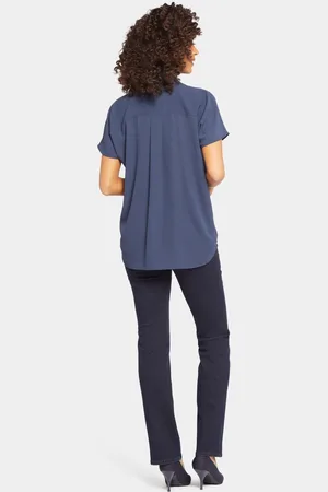 NYDJ Becky Korte Mouwen Blouse