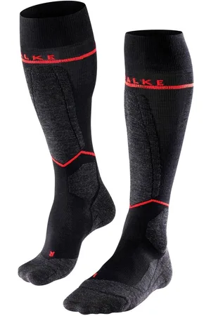 Falke SK4 Advanced Compression Light dames skiing kniekousen - zwart (black-mix)