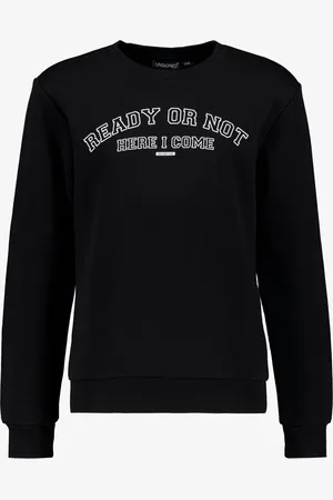 UNSIGNED Jongens sweater met tekstopdruk