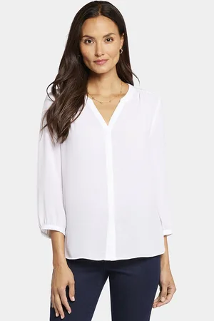 NYDJ Pintuck Blouse