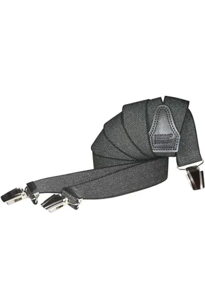 Pierre Mouton Bretel - Volwassenen - Heren - Sergé - - 140cm - 3 sterke clips - 35mm - XL - XXL