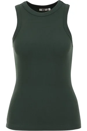 WE Fashion Dames singlet van ribstof