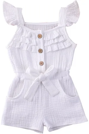 Merkloos Peuter Jumpsuit Zomer