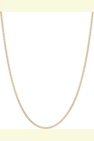 Lucardi Dames Ketting gourmet - Echt Zilver - Ketting - Moederdag Cadeautje - 45 cm - Rosékleurig