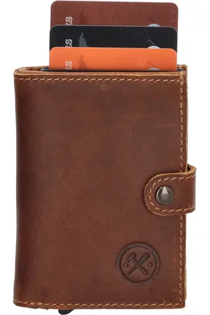 Hide & Stitches Japura Safety Wallet - - 100% Leer